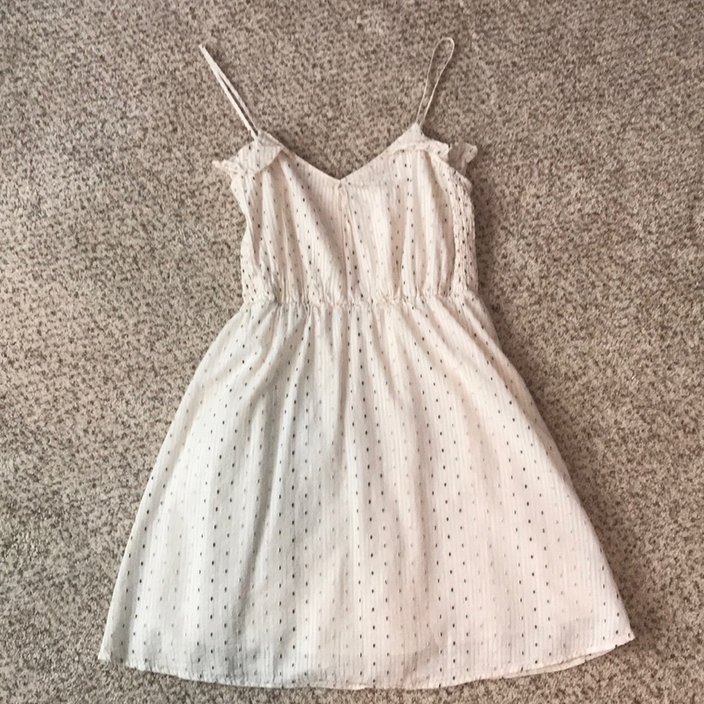 Cream colored dress
